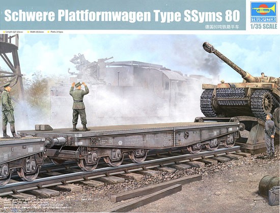 Schwere Plattformwagen Type SSyms 80