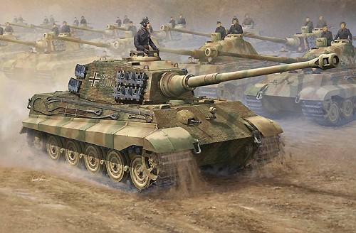 German Sd.Kfz. 182 King tiger 2 in 1 (Henschel Turret & Porsche Turret)