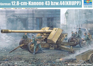German 12.8cm-kanone 43 bzw.44 (KRUPP)