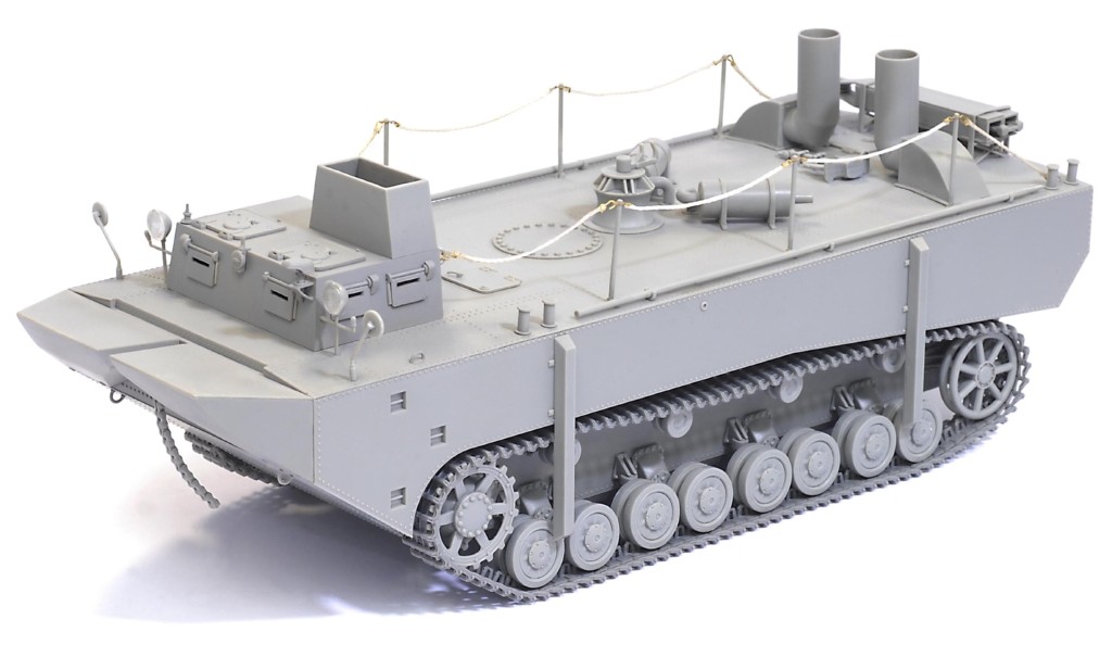 Panzerfähre Fährendeck mit Gepanzerter Landwasserschlepper Prototype Nr.II Smart Kit – Image 6