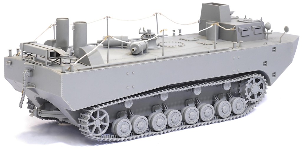 Panzerfähre Fährendeck mit Gepanzerter Landwasserschlepper Prototype Nr.II Smart Kit – Image 7