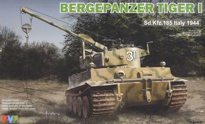 BERGEPANZER TIGER I Sd.Kfz.185 Italy 1944