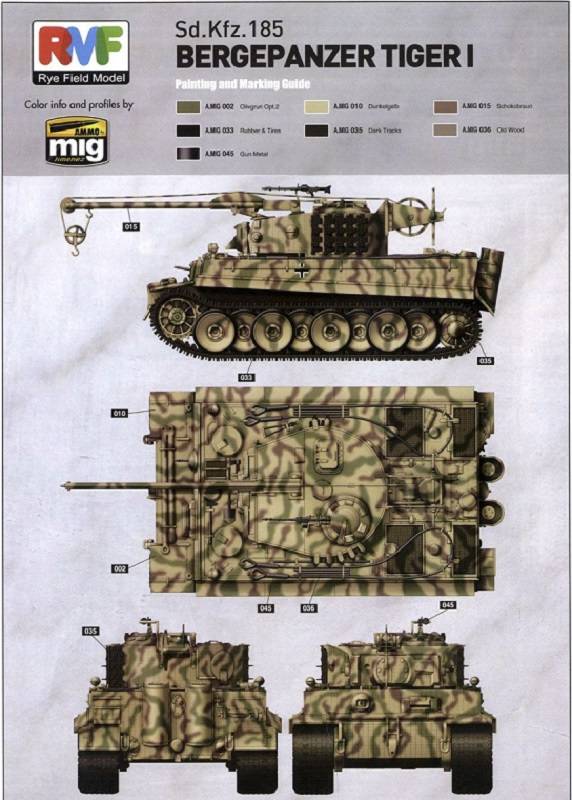 BERGEPANZER TIGER I Sd.Kfz.185 Italy 1944 – Image 3