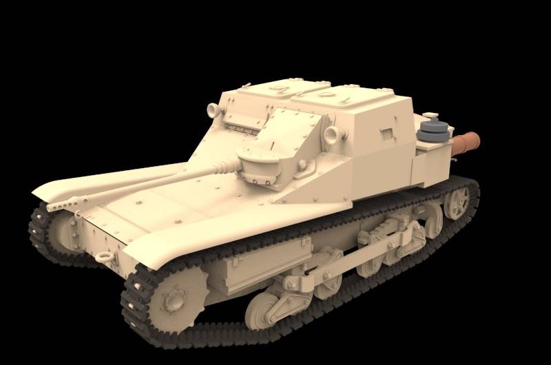 Carro Armato L35/c (C.V.33/II Serie) Fitted with the Swiss 'Solothurn' S18-1100 20mm anti-tank gun – Image 2