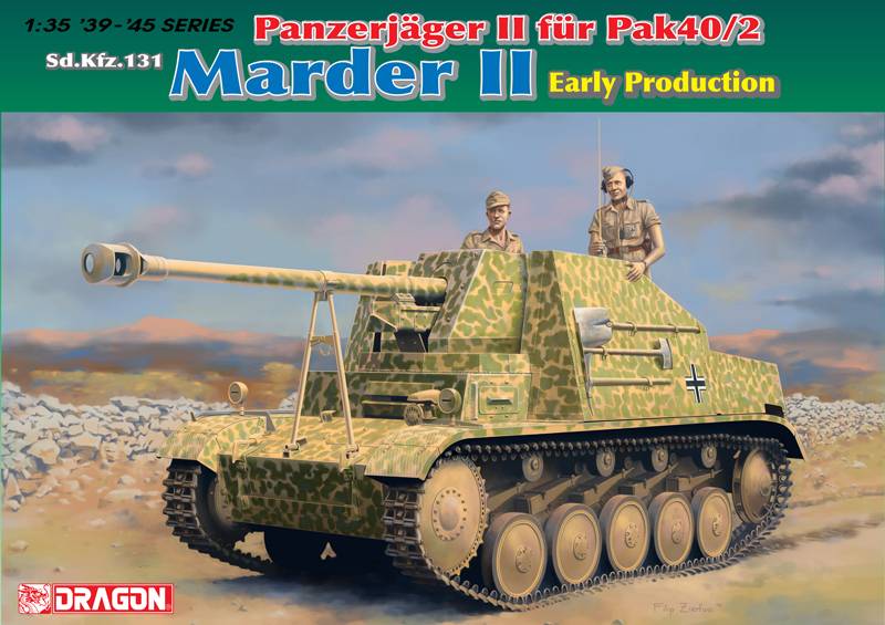 Panzerjäger II fur Pak 40/2 Sd.Kfz.131 Marder II Early Production
