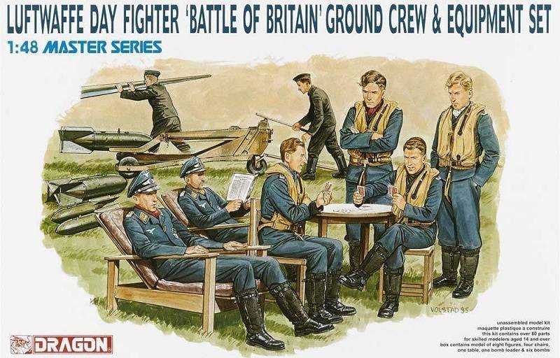 Luftwaffe Pilot "Battle of Britian" Ground Crew & Equipment Set