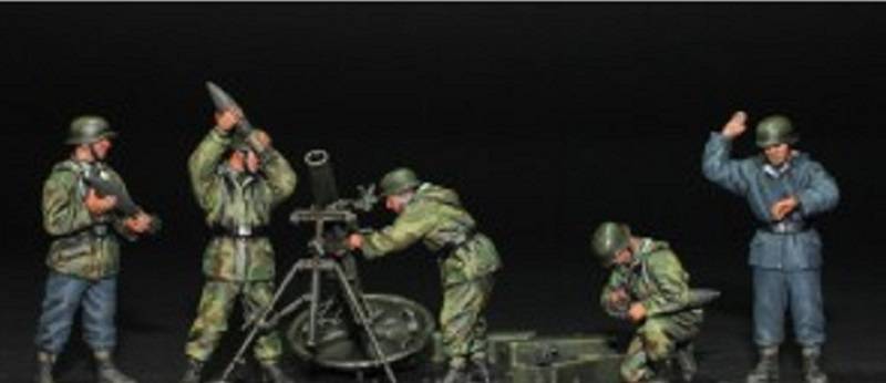German 12cm Granatwerfer 42 Mortar w/Crew – Image 3