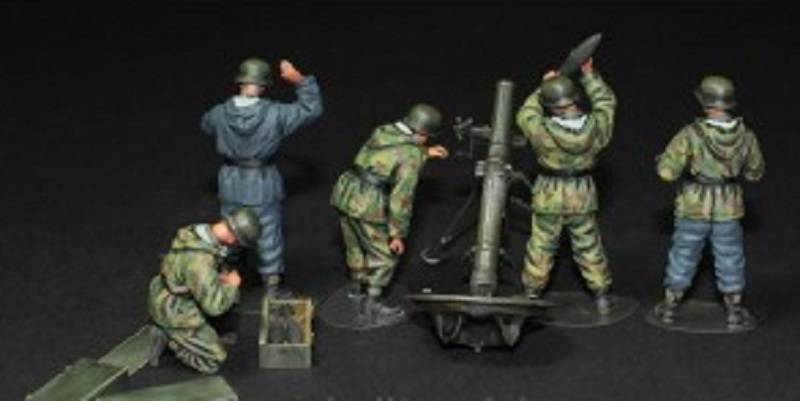 German 12cm Granatwerfer 42 Mortar w/Crew – Image 4