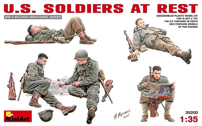 U.S. SOLDIERS AT REST