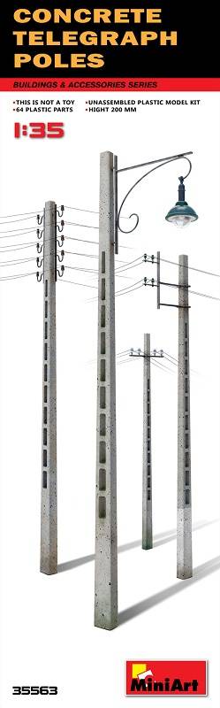 Poteaux télégraphiques en béton-CONCRETE TELEGRAPH POLES