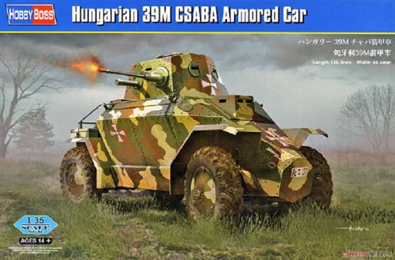 Hungarian 39M CSABA Armored Car