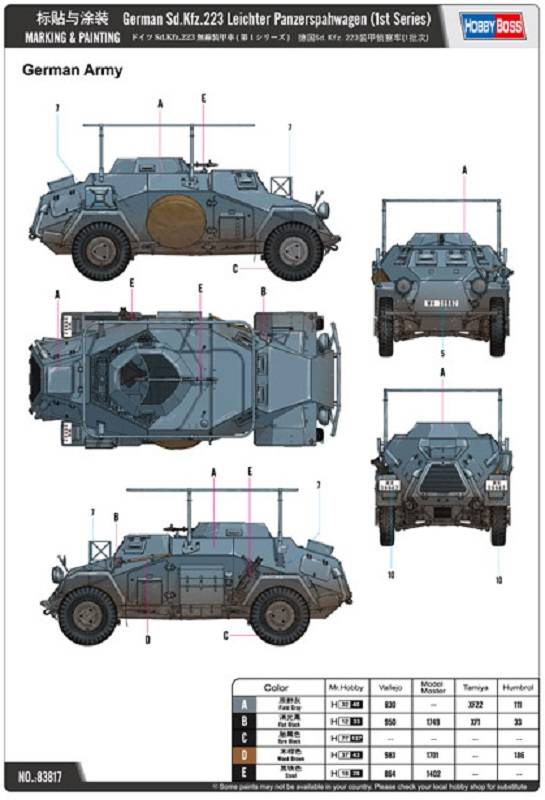 German Sd.Kfz.223 Leichter Panzerspahwagen (1st Series) – Image 3