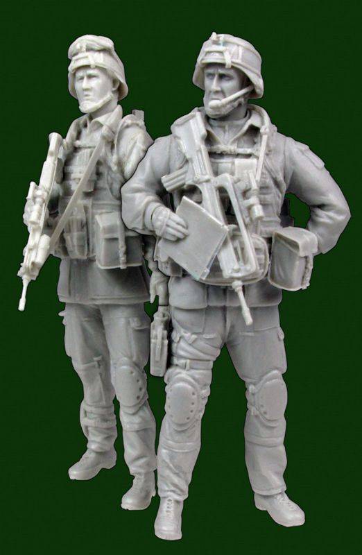 Officier et tireur Famas Armée Française