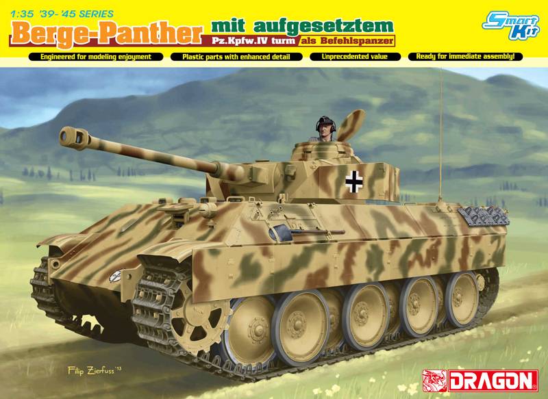 Bergepanther mit Aufgesetztem Pz.Kpfw.IV Turm