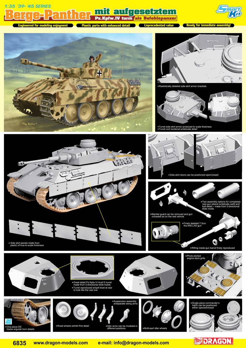 Bergepanther mit Aufgesetztem Pz.Kpfw.IV Turm – Image 2