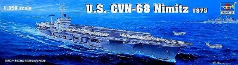 U.S. CVN-68 Nimitz aircraft carrier 1975
