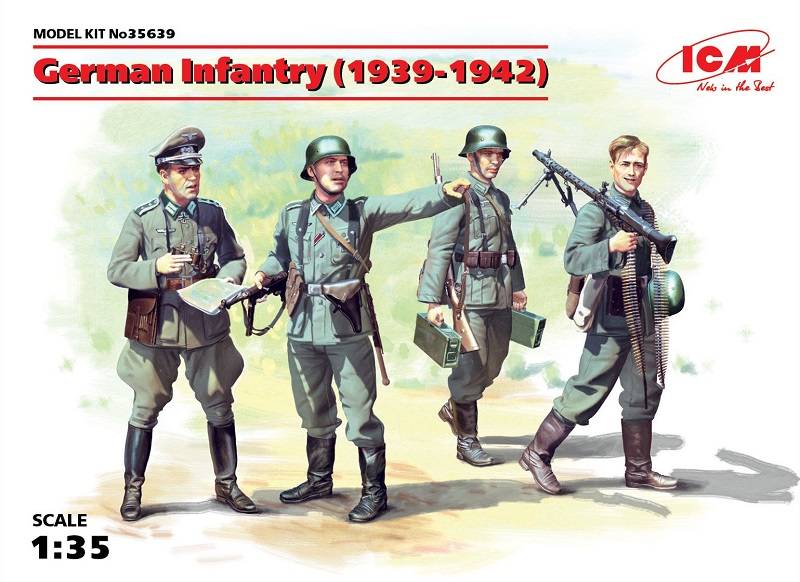German Infantry (1939-1942) (4 figures)