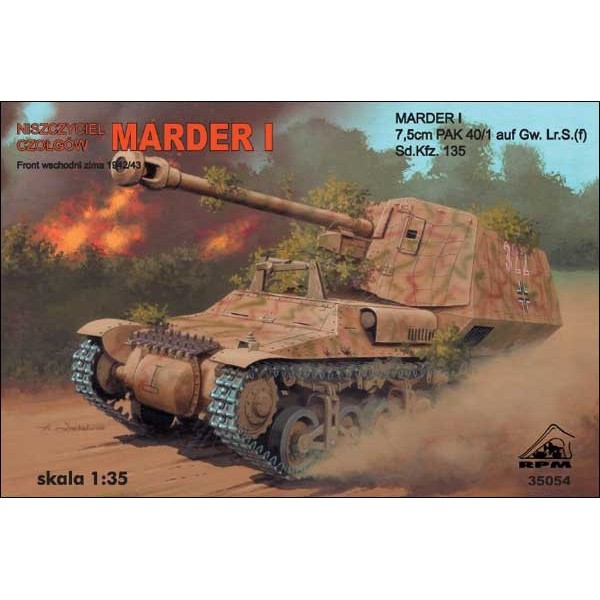 MARDER I 7.5cm PAK 40/1 auf Gw. Lr.S.(f) Sd.Kfz.135