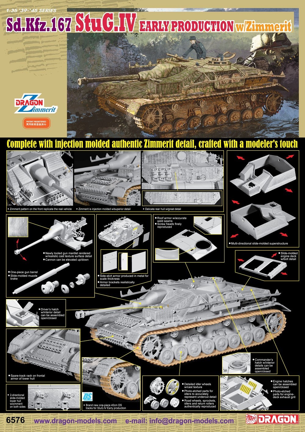 Sd.Kfz.167 StuG.IV Early Production w/Zimmerit – Image 3