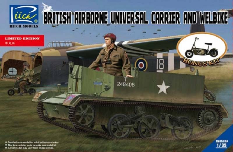 British Airborne Universal Carrier and welbike Limited Edition