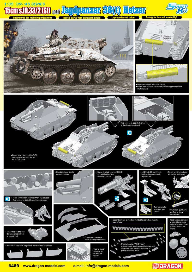 15cm s.IG.33/2(Sf) auf Jagdpanzer 38(t) Hetzer – Image 2