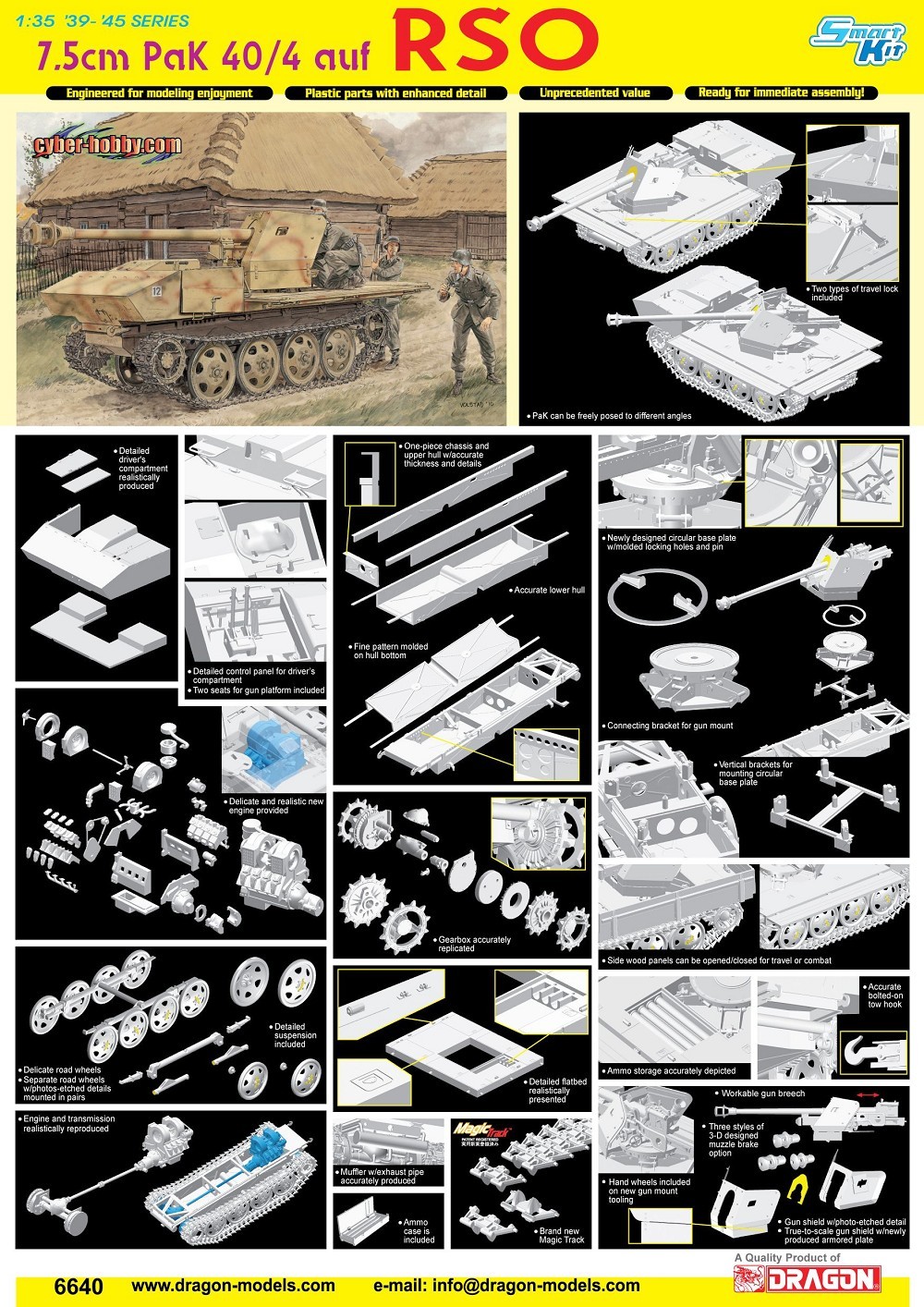 7.5cm PaK 40/4 auf RSO ~ Smart Kit – Image 2