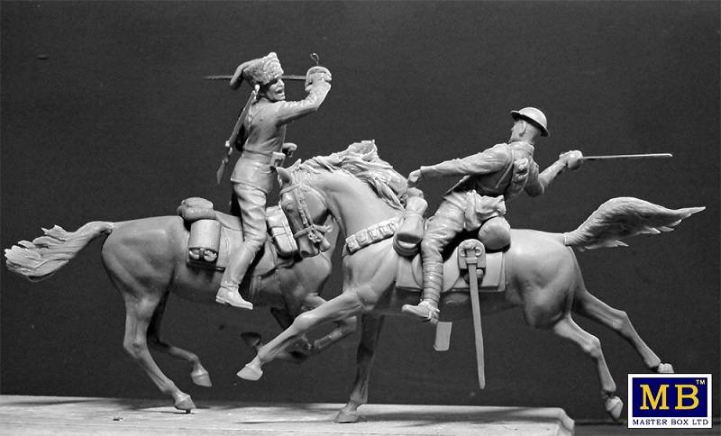 British and German Cavalrymen, WWI era – Image 3