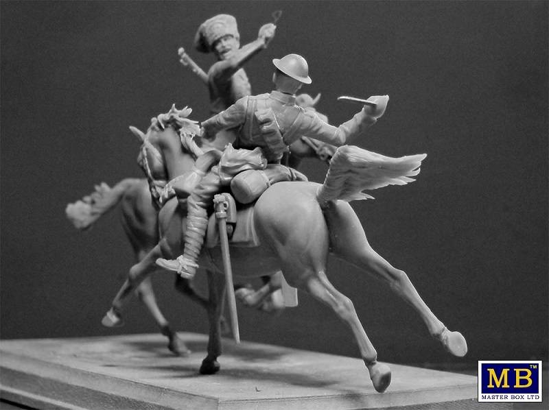 British and German Cavalrymen, WWI era – Image 4