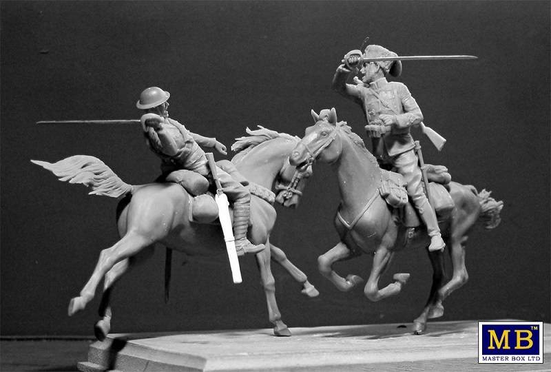 British and German Cavalrymen, WWI era – Image 5