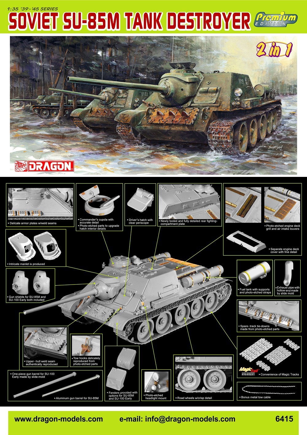 SOVIET SU-85M TANK DESTROYER – Image 2