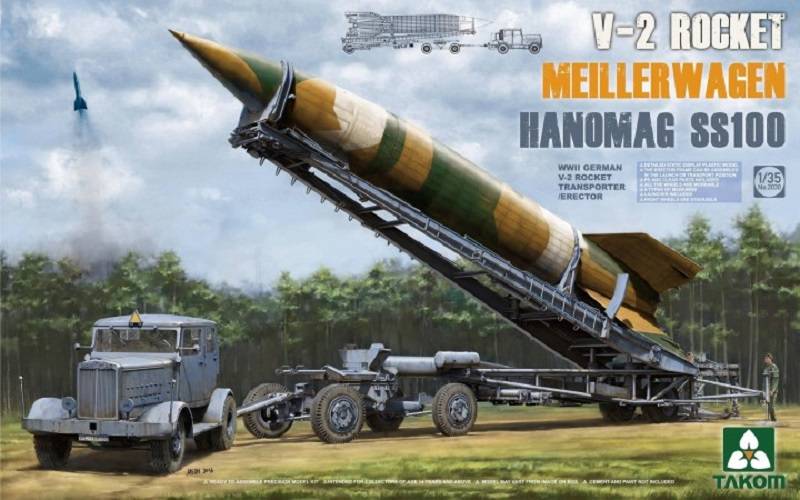 V-2 Rocket Meillerwagen Hanomag SS100 WWII German V-2 Rocket Transporter/Erector