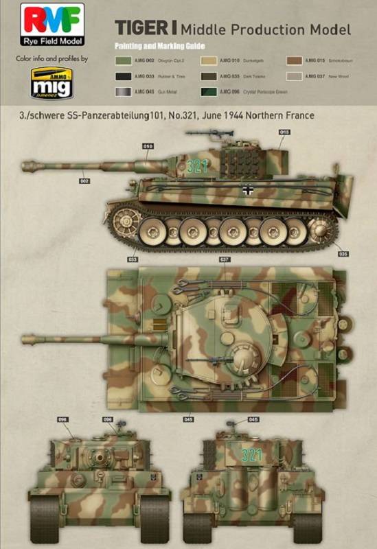 Sd.Kfz. 181 Pz.kpfw.VI Ausf. E Tiger I Middle Production W/ Full Interior – Image 2