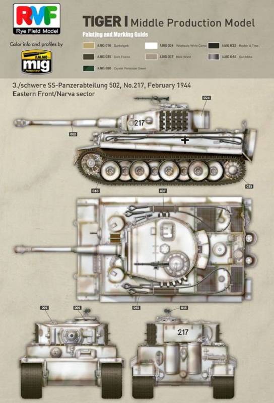 Sd.Kfz. 181 Pz.kpfw.VI Ausf. E Tiger I Middle Production W/ Full Interior – Image 3