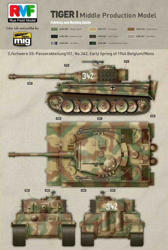 Sd.Kfz. 181 Pz.kpfw.VI Ausf. E Tiger I Middle Production W/ Full Interior – Image 4