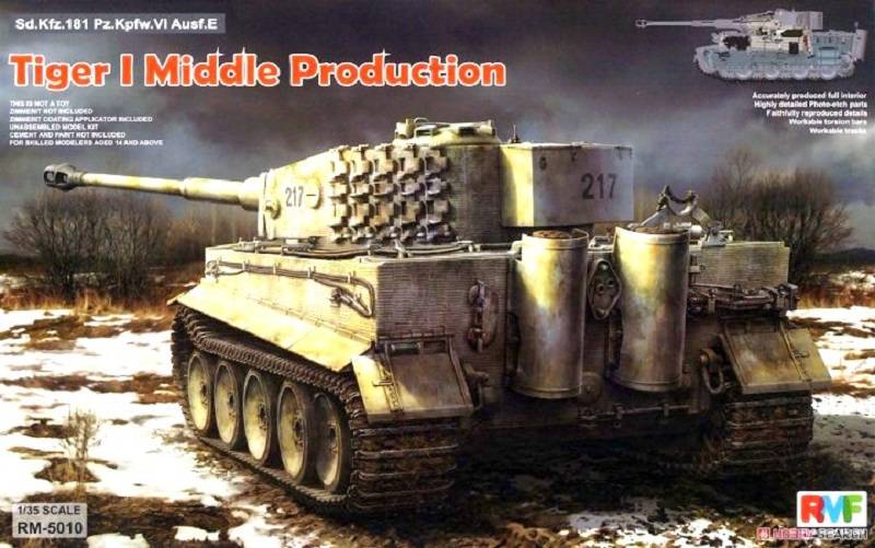 Sd.Kfz. 181 Pz.kpfw.VI Ausf. E Tiger I Middle Production W/ Full Interior