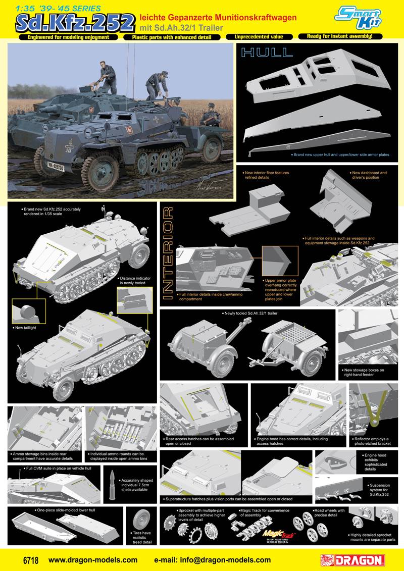 Sd.Kfz.252 leichte Gepanzerte Munitionskraftwagen mit Sd.Ah.32/1 Trailer – Image 2