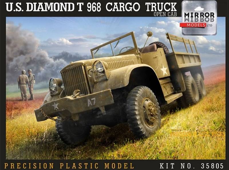 US Diamond T968 Cargo Truck Open Cab