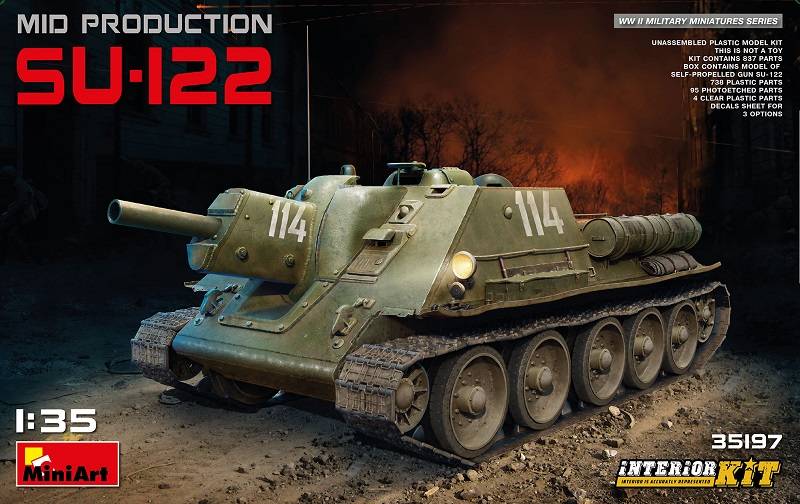 SU-122 MID Production. Interior Kit