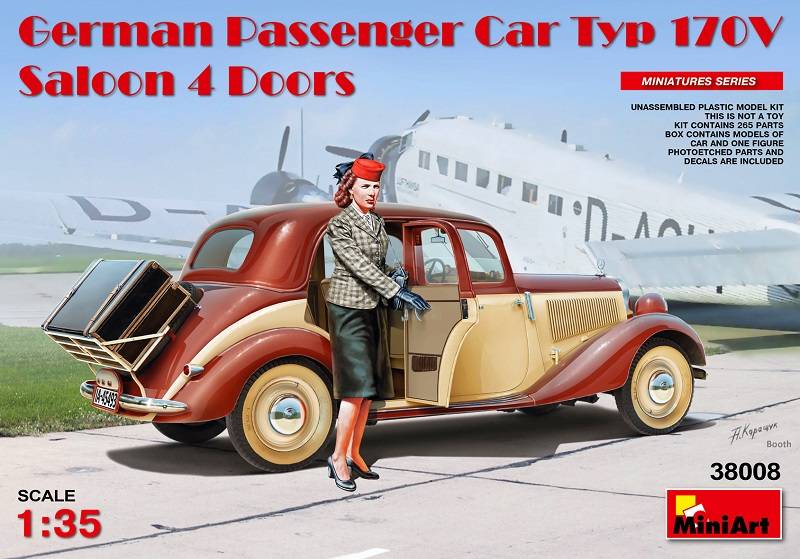 GERMAN PASSENGER CAR TYP 170V SALOON 4 DOORS