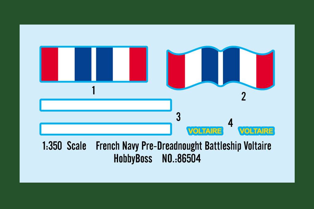 French Navy pre-dreadnought Voltaire Battleship – Image 4