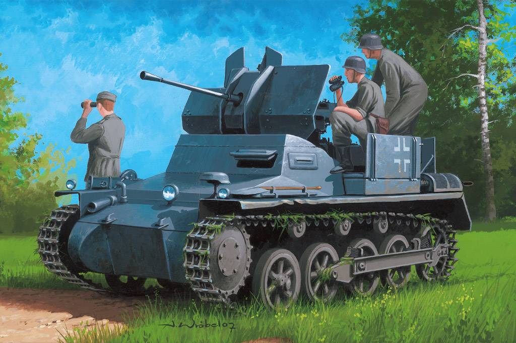German Flakpanzer IA w/Ammo.Trailer – Image 3