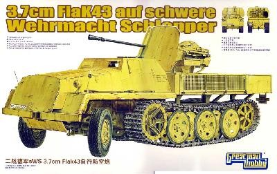 3.7cm Flak43 auf schwere Wehrmacht Schlepper