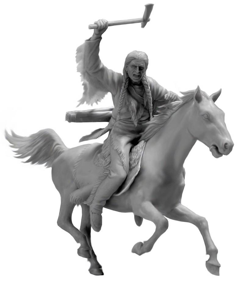 Indian Wars Series, kit No. 2. Tomahawk Charge – Image 4