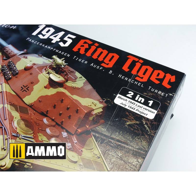 KING TIGER 2 in 1 Panzerkampfwagen Tiger Ausf. B. Henschel Turret – Image 5