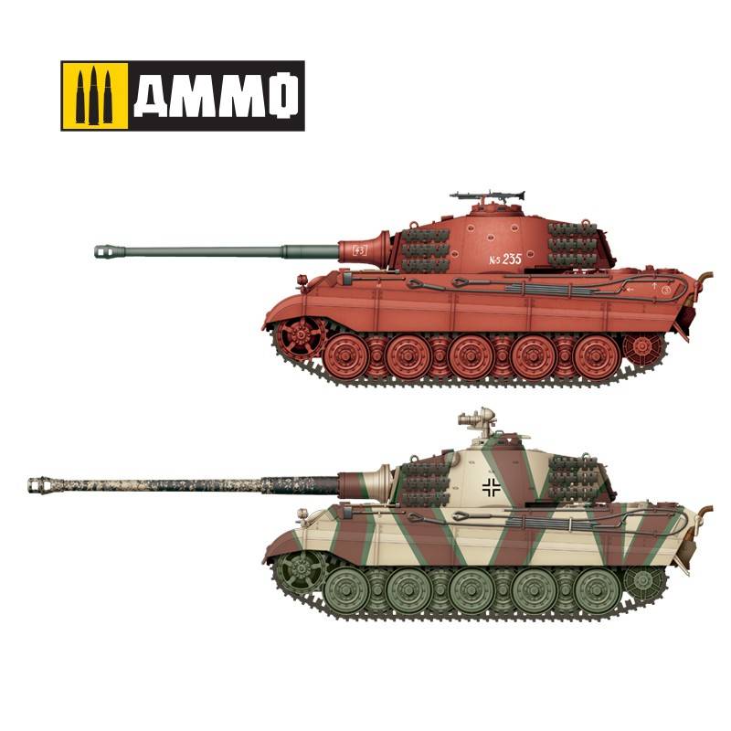 KING TIGER 2 in 1 Panzerkampfwagen Tiger Ausf. B. Henschel Turret – Image 25