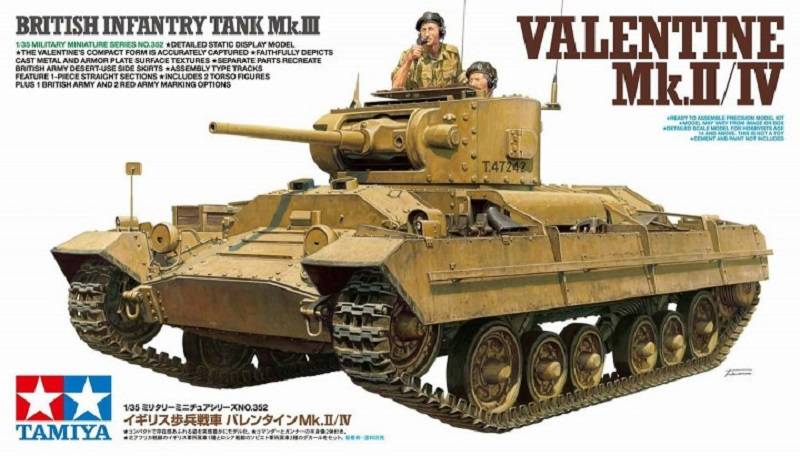 British Infantry Tank Mk. III Valentine Mk. II/ IV