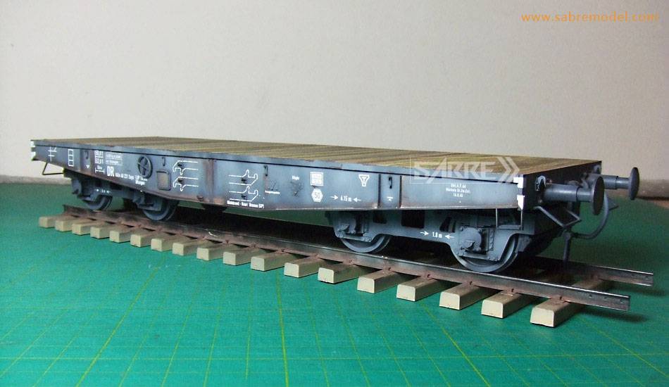 GERMAN RAILWAY SCHWERER PLATTFORMWAGEN Type SSys – Image 9