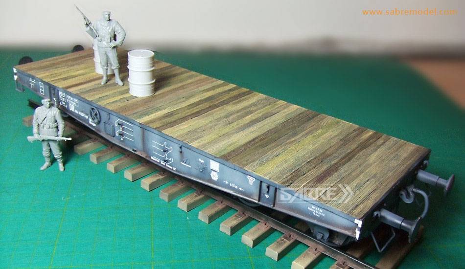 GERMAN RAILWAY SCHWERER PLATTFORMWAGEN Type SSys – Image 8