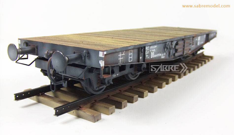 GERMAN RAILWAY SCHWERER PLATTFORMWAGEN Type SSys – Image 2