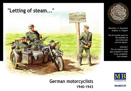 GERMAN MOTORCYCLISTS 1940-1943 Letting of steam – Image 2